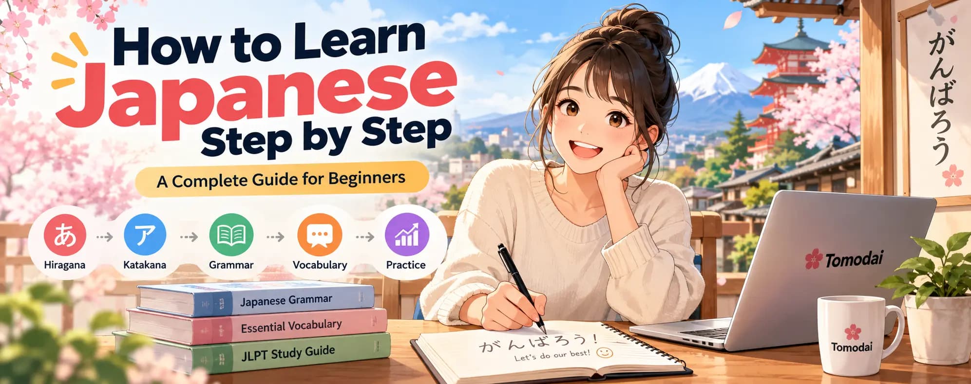 How to Learn Japanese: The Complete Beginner's Guide (2026)