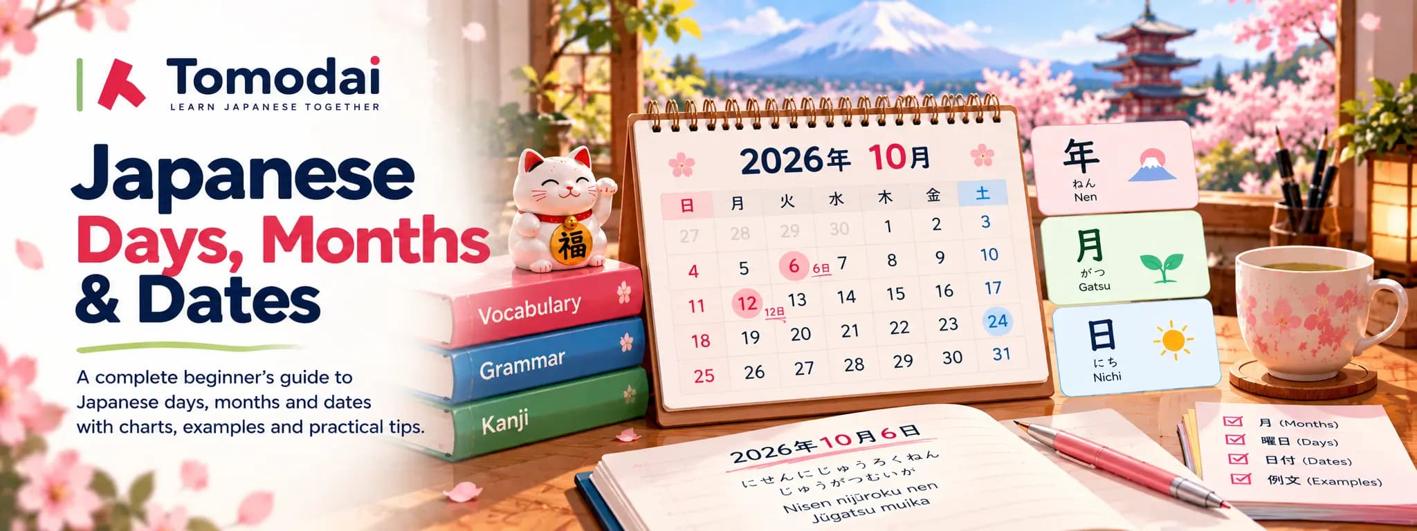 Japanese Days, Months & Dates: Complete Beginner’s Guide