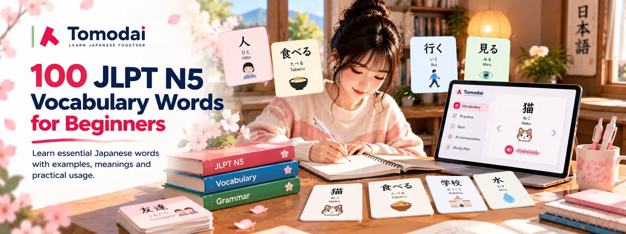 Top 100 JLPT N5 Vocabulary Words Every Beginner Should Know