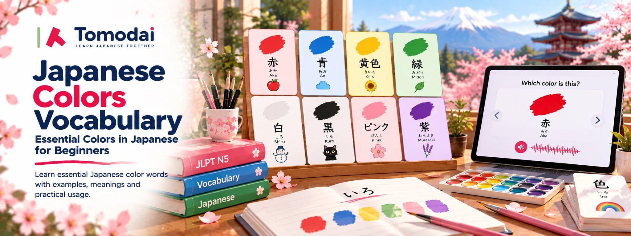 Japanese Colors Vocabulary: Essential Colors in Japanese for Beginners